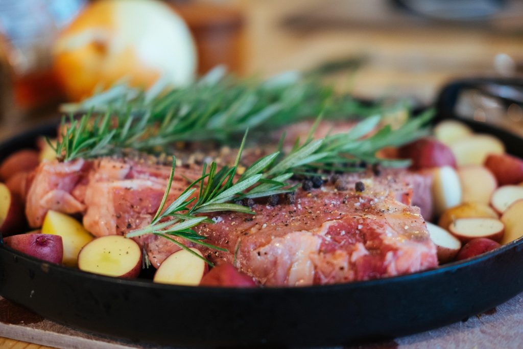 the right amount of stomach acid helps digest meat